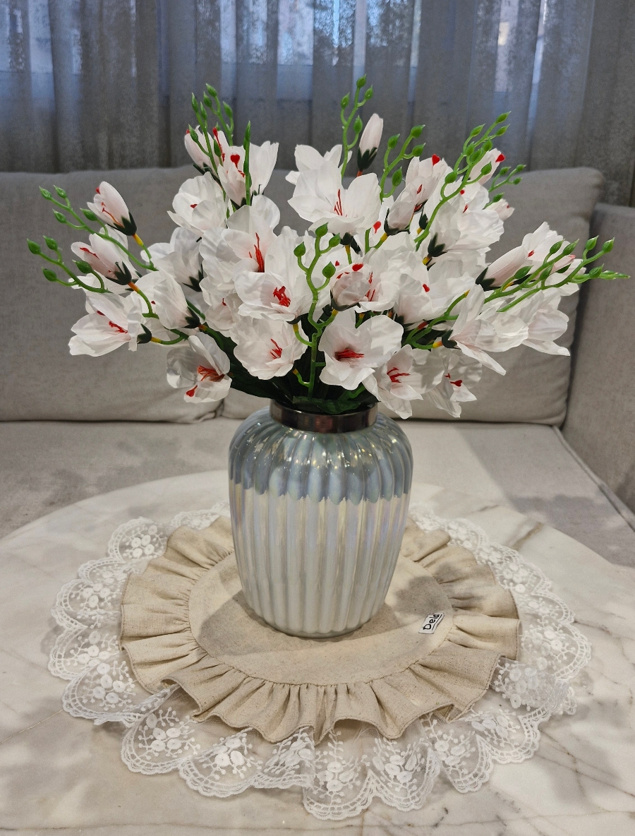 ست گل و گلدان -کد 123